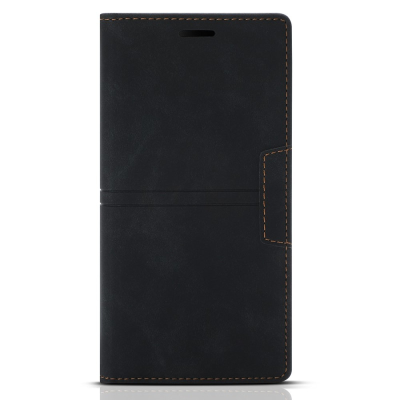 Flip Cover Samsung Galaxy S22 5G Style Leather Stitching Magnetic Clasp