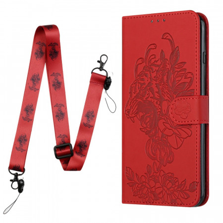 Funda con colgante de tigre...