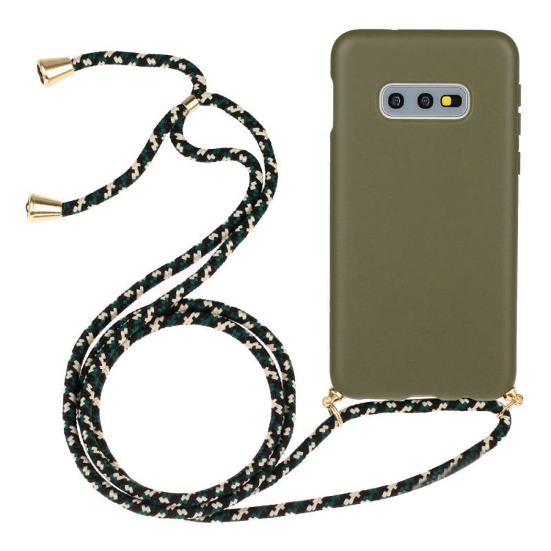 Funda de silicona y cordón para Samsung Galaxy S10e