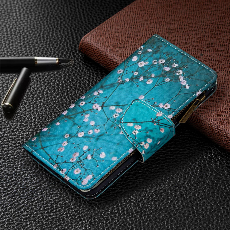 Funda para Samsung Galaxy S10e con bolsillo de cremallera en forma de árbol