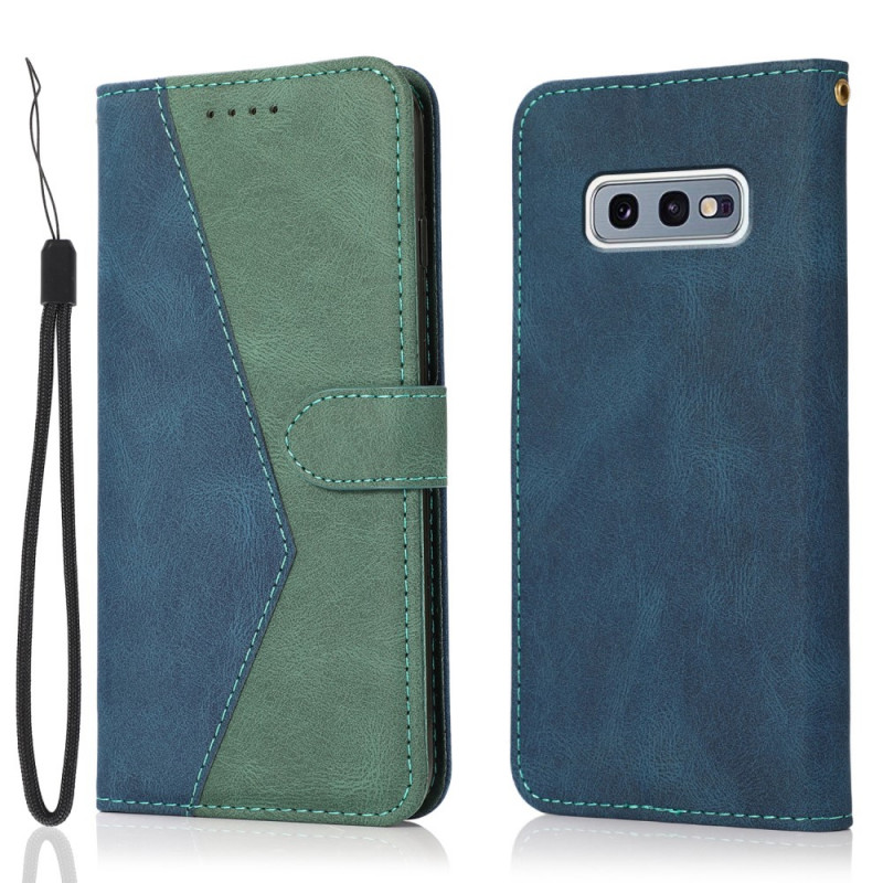 Funda Samsung Galaxy S10e de polipiel triangular