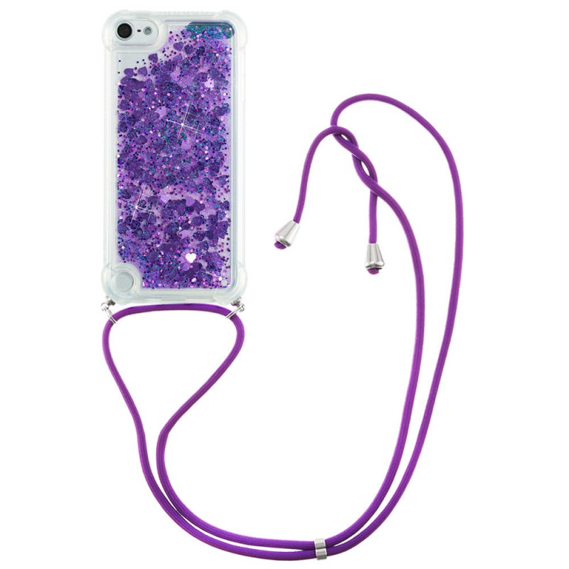 Funda de purpurina con cordón para iPod Touch 6 / 5