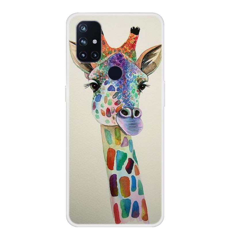 Funda de colores para la jirafa N10 de OnePlus Nord