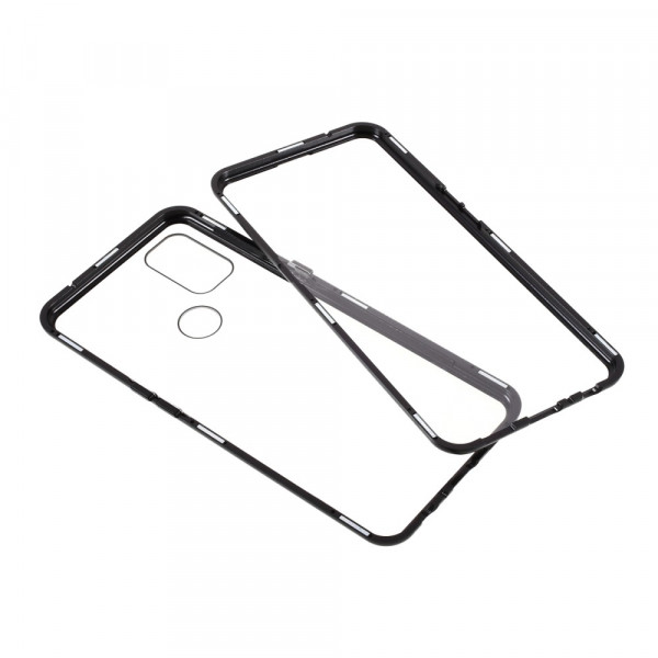 Funda magnética de cristal y metal de dos caras para el OnePlus Nord N10