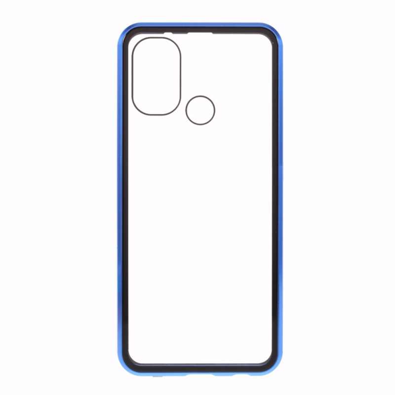 Funda de metal y cristal templado frontal y trasero del OnePlus Nord N100