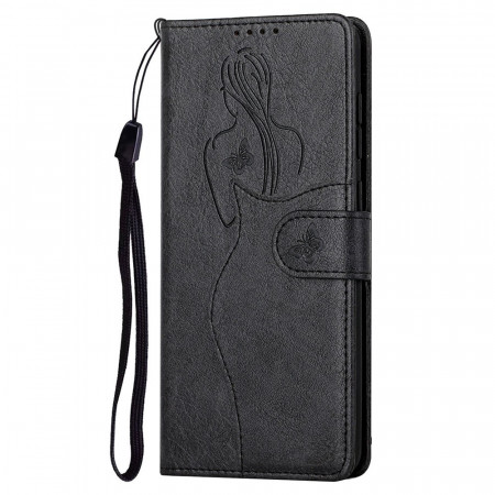 Funda de silueta de cuero...