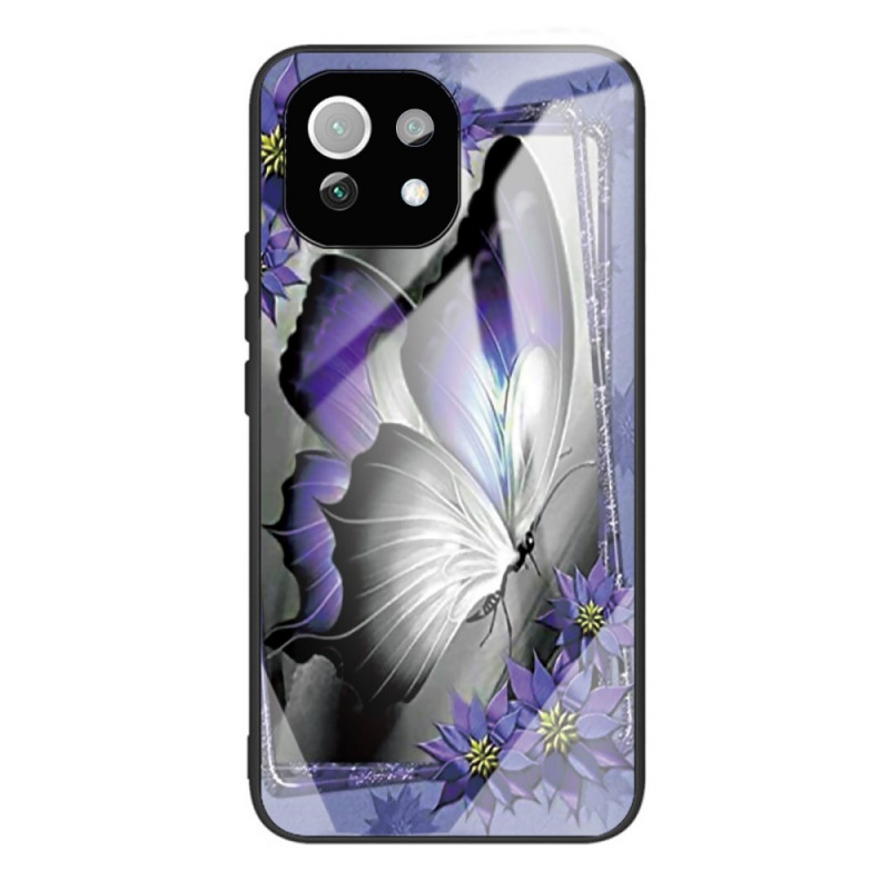 Xiaomi 11 Lite 5G NE/Mi 11 Lite 4G/5G Hard Cover Butterfly Purple