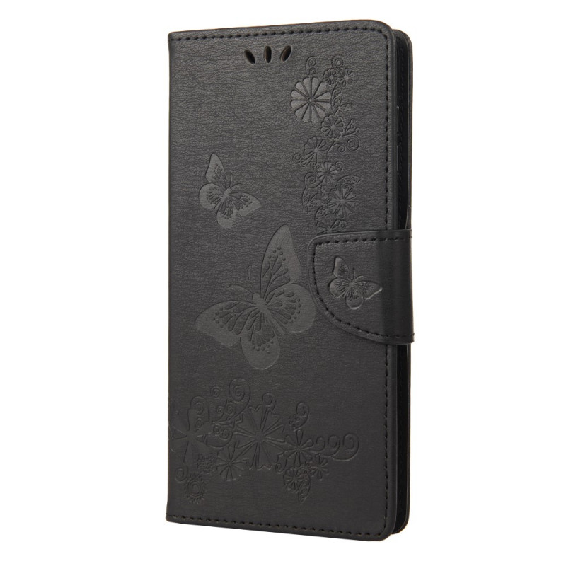 Funda Oppo A76 / Realme 9i Espléndidas Mariposas con Colgante
