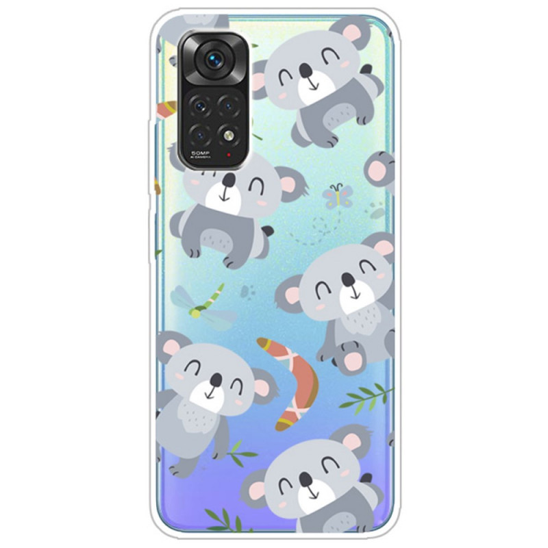 Funda Xiaomi Redmi Note 11 / 11s Small Pandas Grey