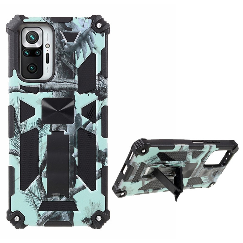 Funda de camuflaje Xiaomi Redmi Note 10 Pro Soporte extraíble