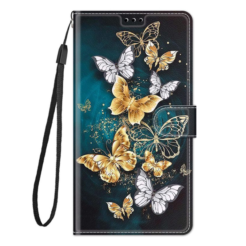 Funda Xiaomi Redmi Note 10 Pro Fan of Butterflies con colgante