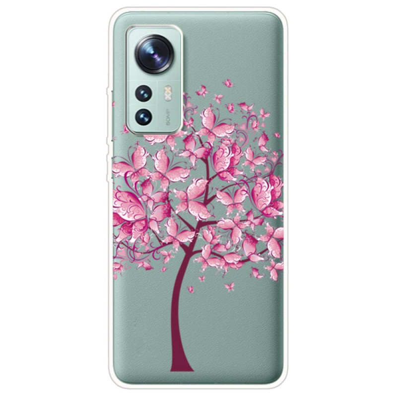 Xiaomi 12 / 12X / 12S 5G Funda Árbol Acuarela