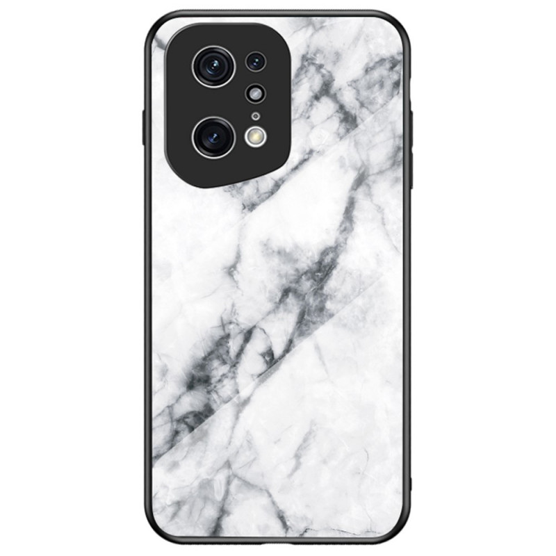 Funda Oppo Find X5 Pro Marble Colors Tempered Glass