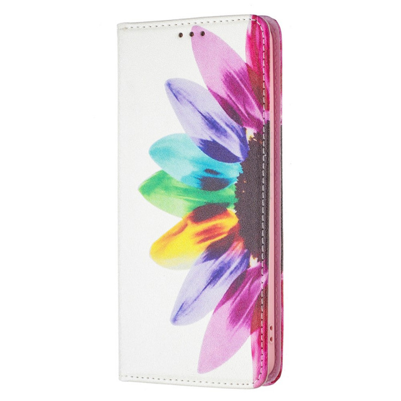 Flip Cover Samsung Galaxy A53 5G Flor de acuarela
