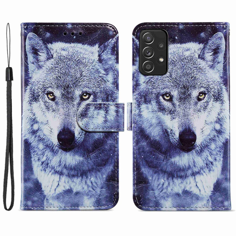 Funda Samsung Galaxy A33 5G Super Wolf con cordón