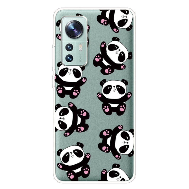 Funda de silicona Xiaomi 12 Pro Small Pandas
