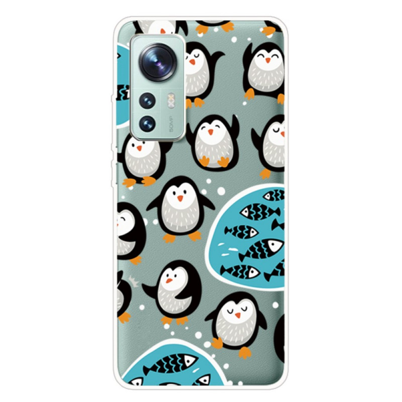 Funda de pingüinos para el Xiaomi 12 Pro