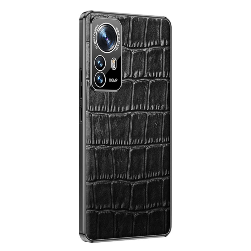 Funda Xiaomi 12 Pro de piel estilo cocodrilo
