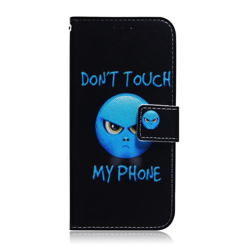 Funda Samsung Galaxy M52 5G No toques mi teléfono Azul