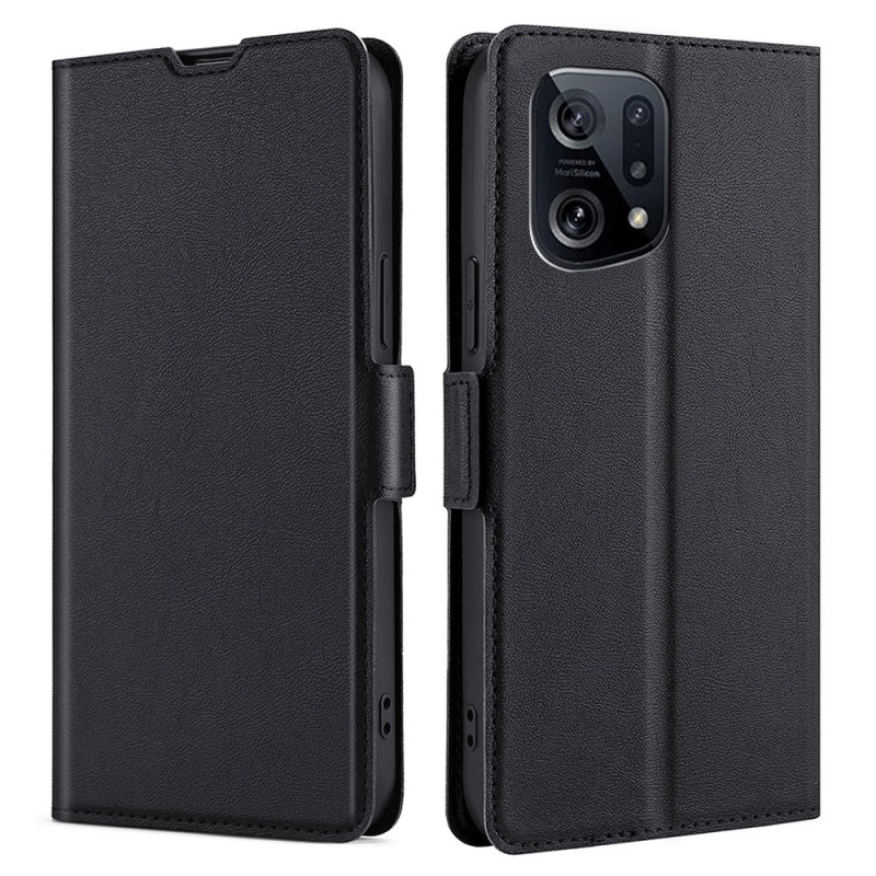 Funda Oppo Find X5 Diseño de doble solapa