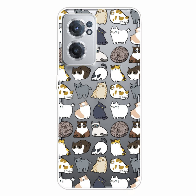 Funda OnePlus Nord CE 2 5G Cats of the World