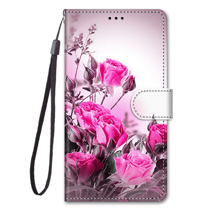 Funda con colgante de flor para Samsung Galaxy M53 5G