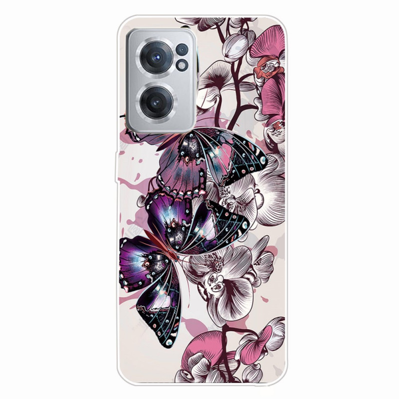Funda OnePlus CE 2 5G Purple Butterflies