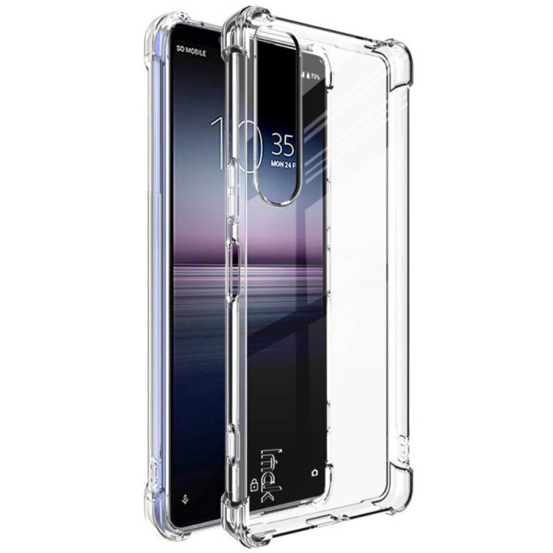 Funda transparente para Sony Xperia 1 IV con película de pantalla IMAK