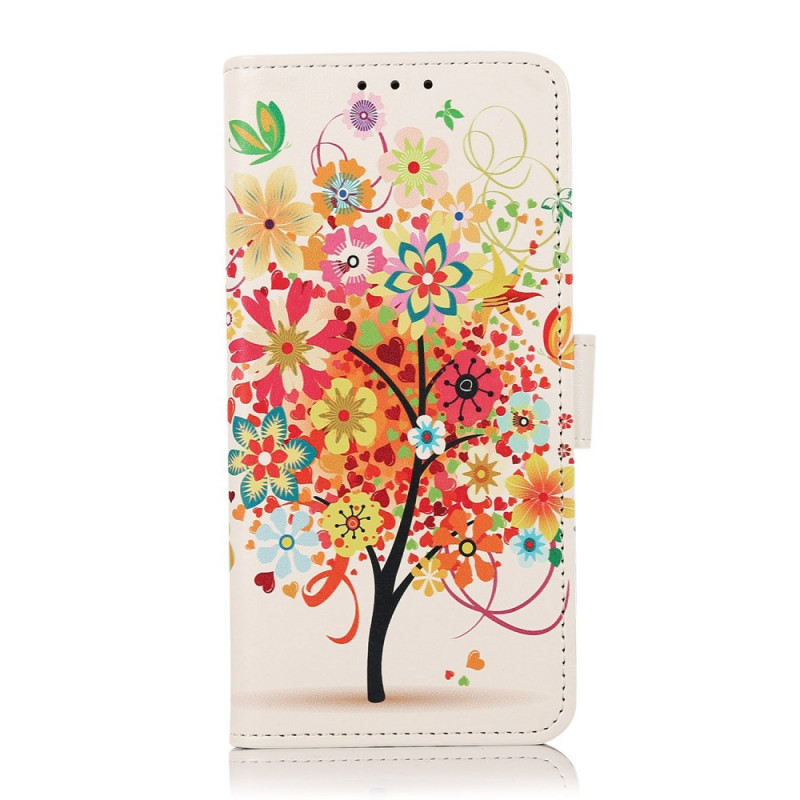 Funda de árbol de flores para Sony Xperia 10 IV