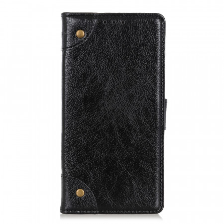 Funda de cuero con botones...