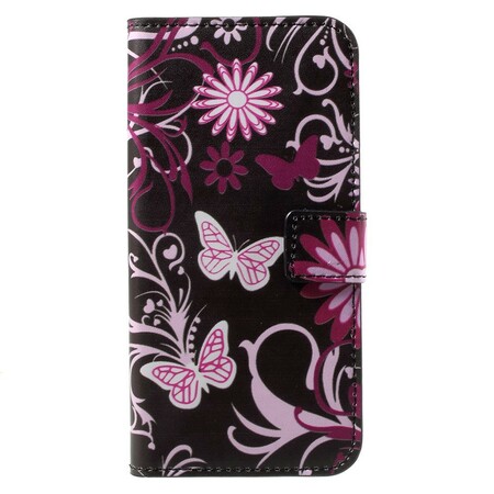 Funda Huawei Honor 6A Mariposas y Flores
