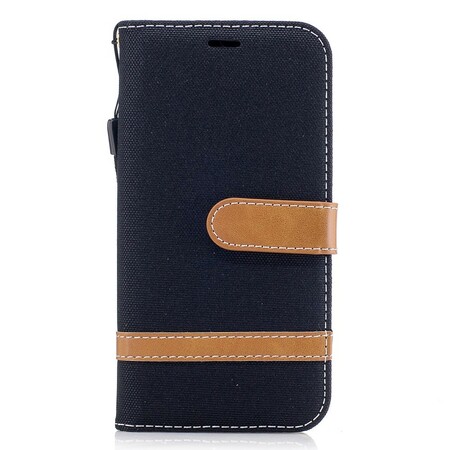 Funda Samsung Galaxy J3 2017 efecto tela y cuero