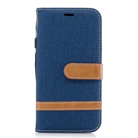 Funda Samsung Galaxy J3 2017 efecto tela y cuero