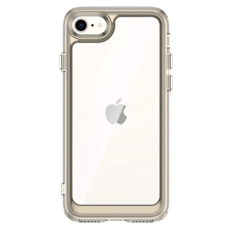 Funda transparente para iPhone SE 3 / SE 2 / 8 / 7 con marco de color