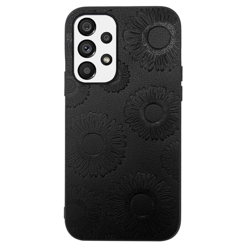 Funda de cuero Samsung Galaxy A13 Flores