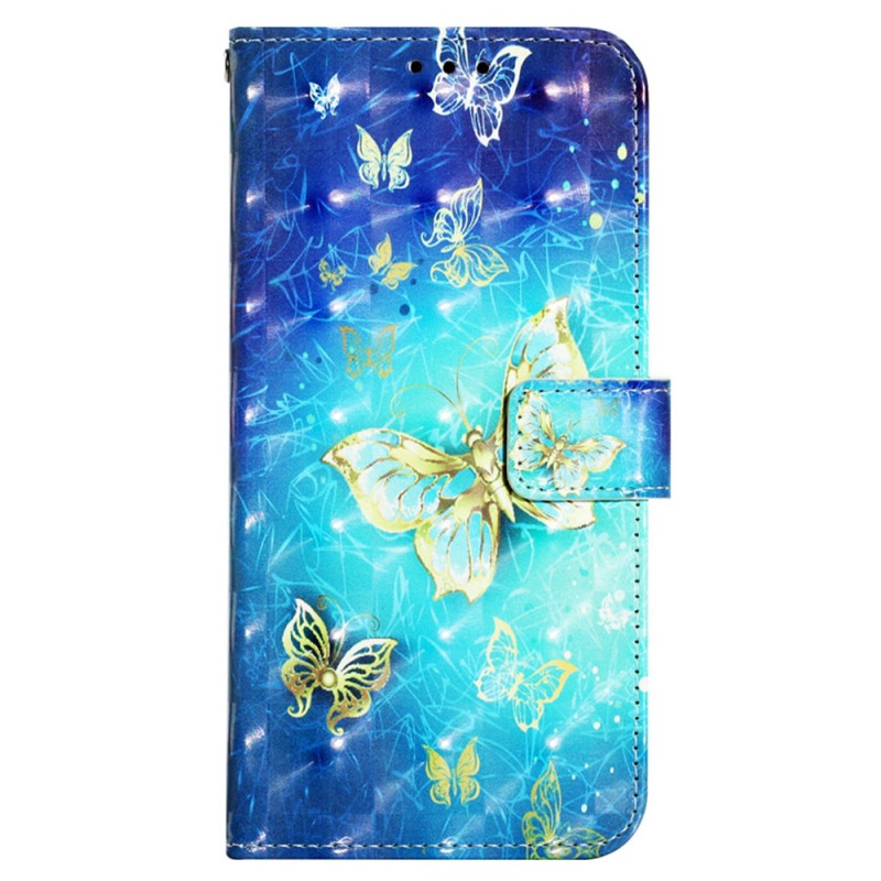 Funda Samsung Galaxy A13 Vuelo de mariposas con colgante