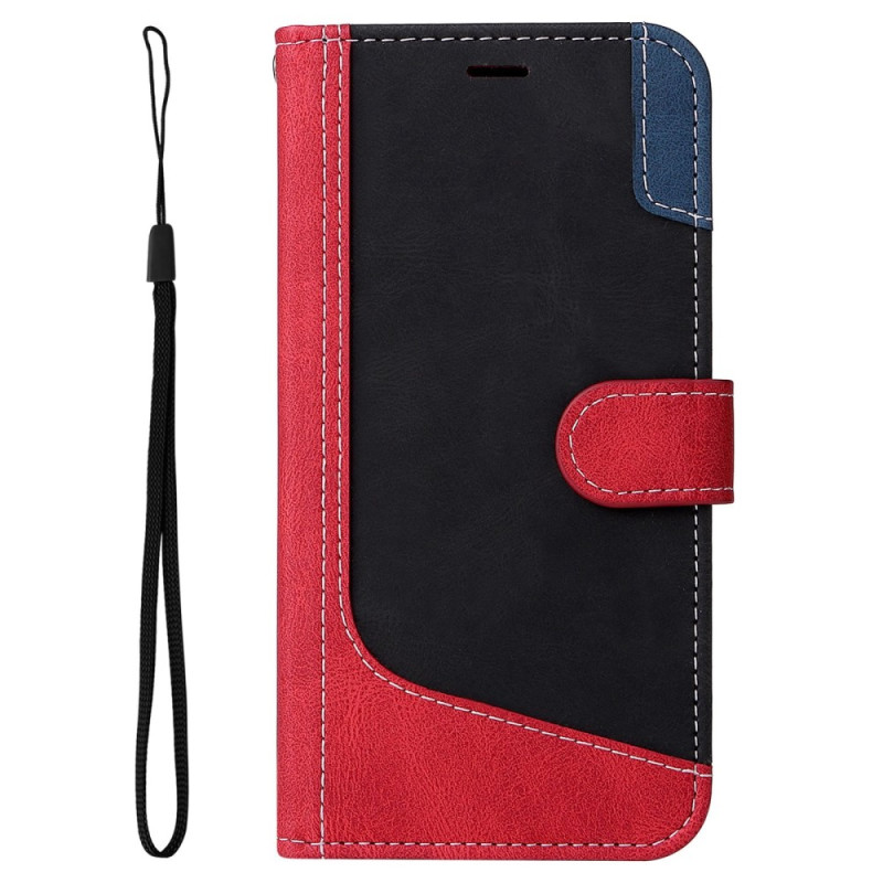 Funda bicolor con colgante para el Samsung Galaxy A13