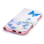 Funda Samsung Galaxy J7 2017 Pintada Mariposas y Flores