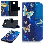 Funda Samsung Galaxy J7 2017 Mariposas en la noche