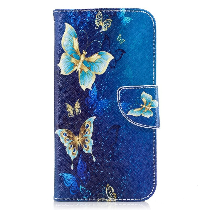 Funda Samsung Galaxy J7 2017 Mariposas en la noche