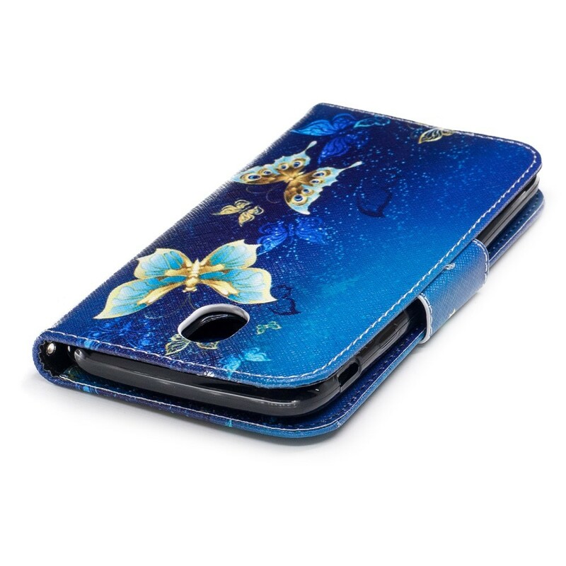 Funda Samsung Galaxy J7 2017 Mariposas en la noche