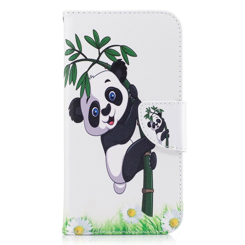 Funda Samsung Galaxy J7 2017 Panda Sobre Bambú
