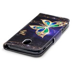 Funda Samsung Galaxy J7 2017 Magic Butterfly