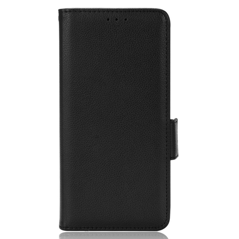 Funda Poco X4 Pro 5G de polipiel Lychee Ultra Slim