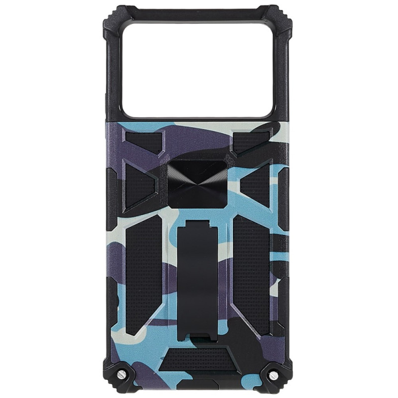 Funda Poco X4 Pro 5G Camuflaje Soporte Extraíble