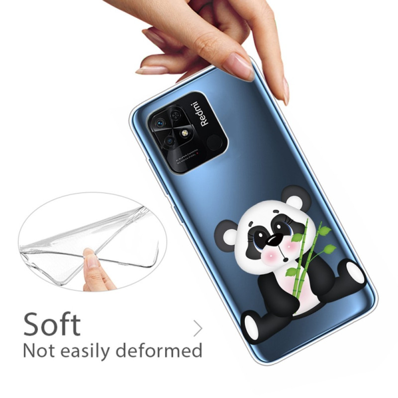 Funda Silicona Transparente Xiaomi Redmi 12 Diseño Panda Dibujos