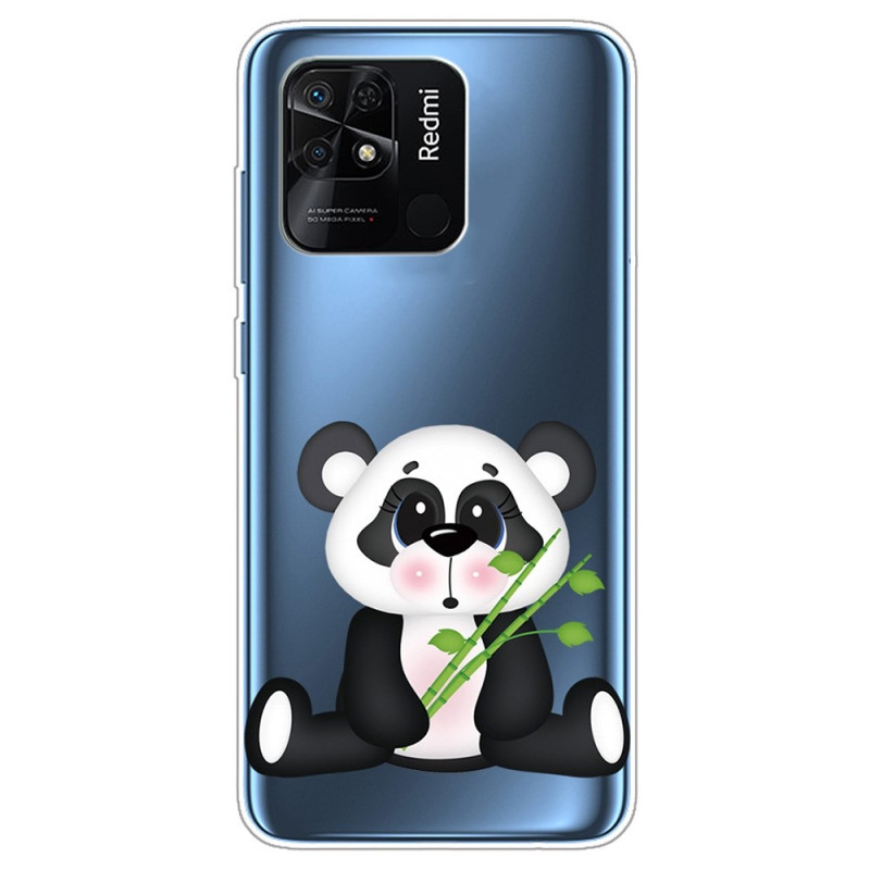 Funda Xiaomi Redmi 10C Transparente Panda Lindo