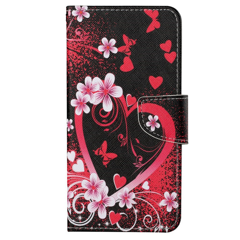 Funda con colgante de corazón para el Xiaomi Redmi 10C