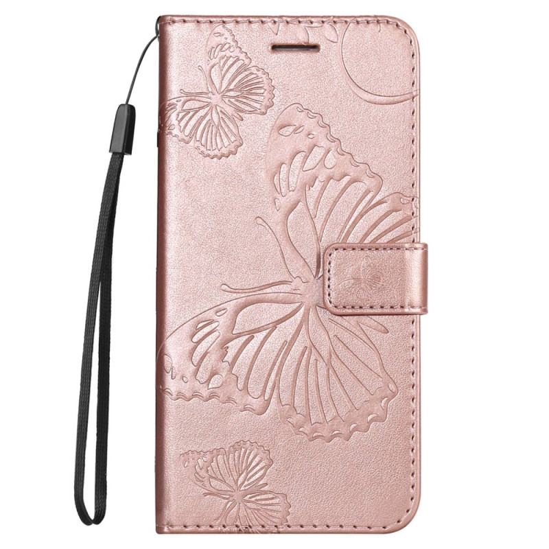 Funda de mariposa para el OnePlus Nord 2T 5G con tarjetero de cordón