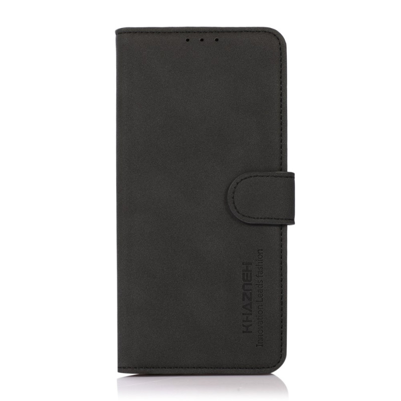 Funda Xiaomi Redmi 10C de cuero efecto moda KHAZNEH